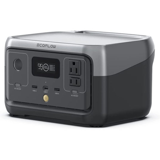 Ecoflow River 2 portable 256Wh power station with solar option for $179