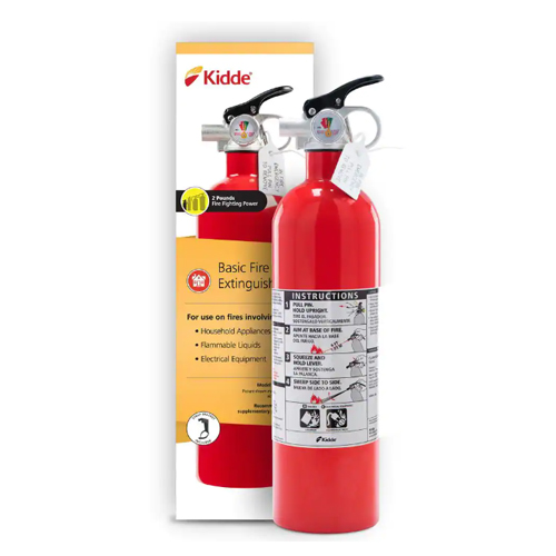 Kiddie Code One 5-B: C-rated disposable fire extinguisher for $13