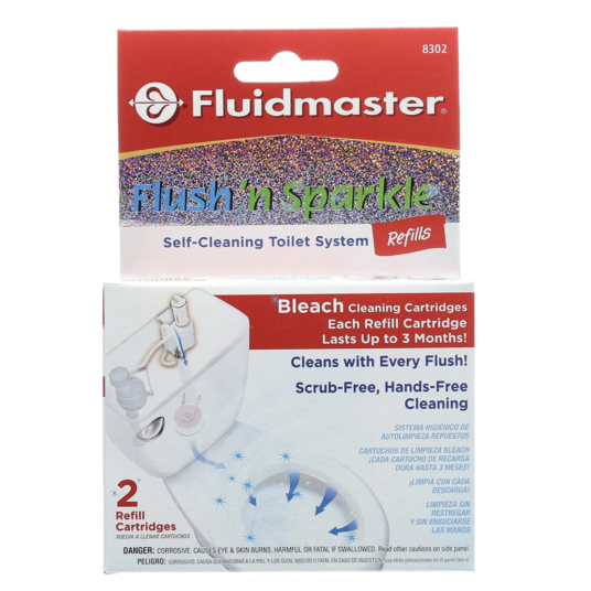 2-pack Fluidmaster Flush ‘n Sparkle refills for $2