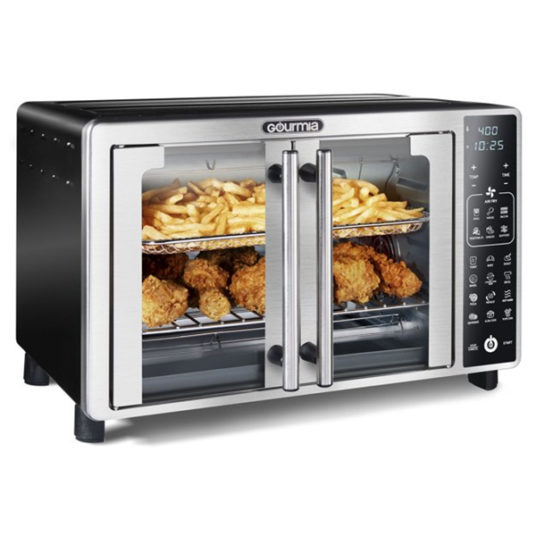 Gourmia digital air fryer toaster oven with single-pull French doors for $50