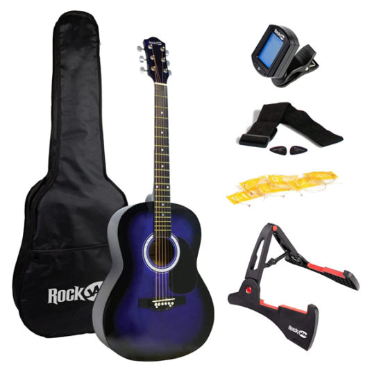 RockJam acoustic guitar superkit for $29