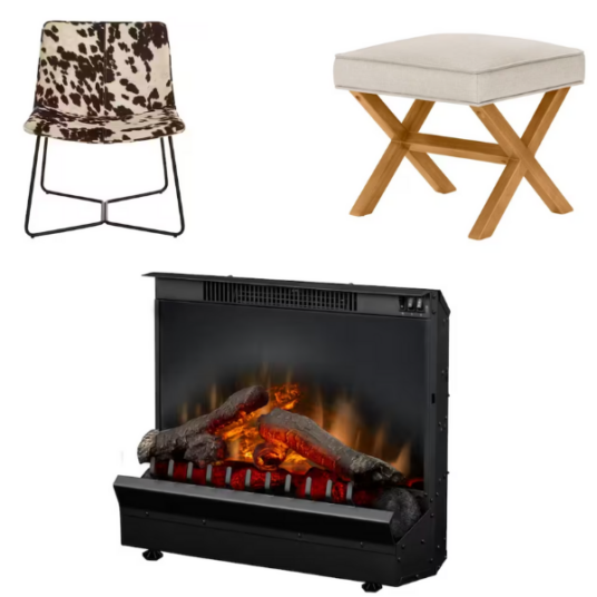 Today only: Up to 50% off furniture and electric fireplaces
