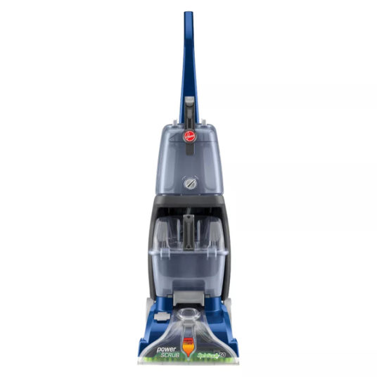 Hoover Power Scrub Deluxe upright carpet cleaner and shampooer for $100