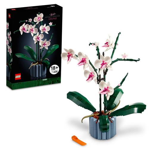 LEGO orchid plant decor toy building kit for $40