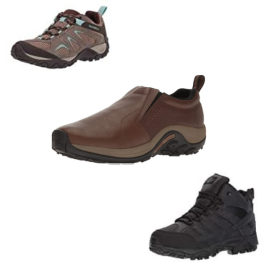 Merrell hiking shoes from $50