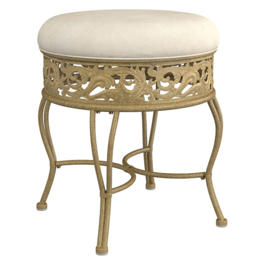 Hillsdale Villa III upholstered vanity stool for $35