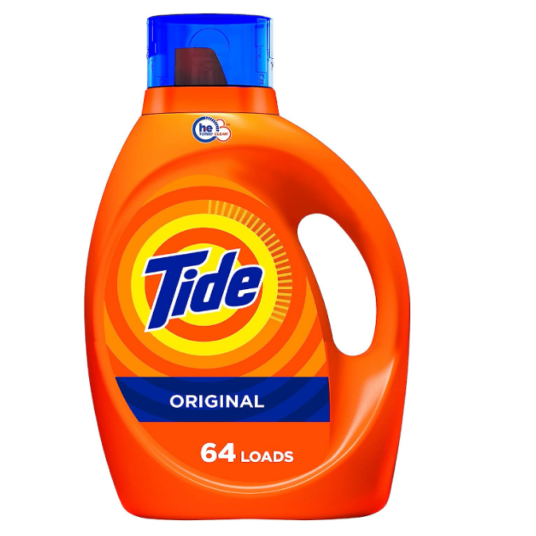 92-oz. Tide HE liquid laundry detergent for $9 + $2 Amazon credit