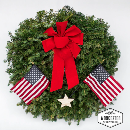 Today only: Wreaths Across America  22-in real balsam fir Christmas wreath for $25