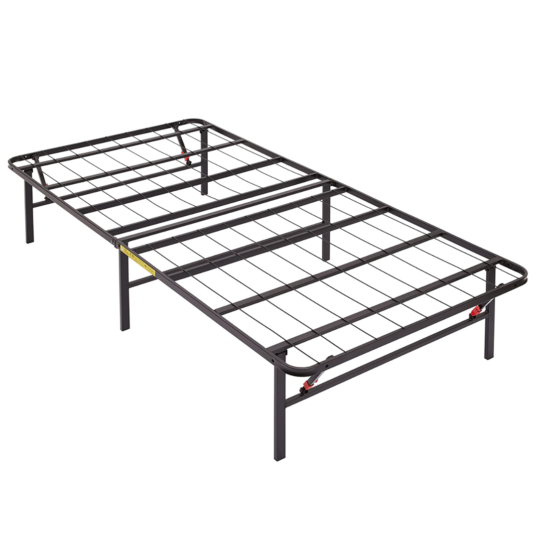 Amazon Basics foldable metal platform bed frame twin XL for $26