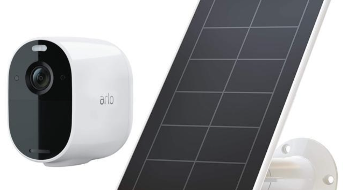Today only: 1 Arlo Essential spotlight wireless camera + 1 Arlo Essential solar panel for $111