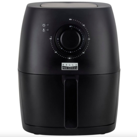 Today only: Bella Pro Series 3.7-qt. 2 in 1 knob analog air fryer for $20