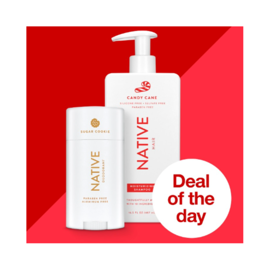 Today only: Buy one, get one 50% off Native products at Target