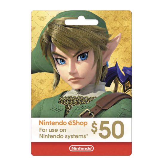 Costco members: $50 Nintendo eShop gift card for $40