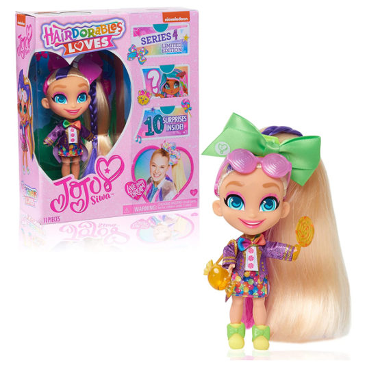 JoJo Siwa Hairdorables Loves JoJo limited edition collectible doll for $7