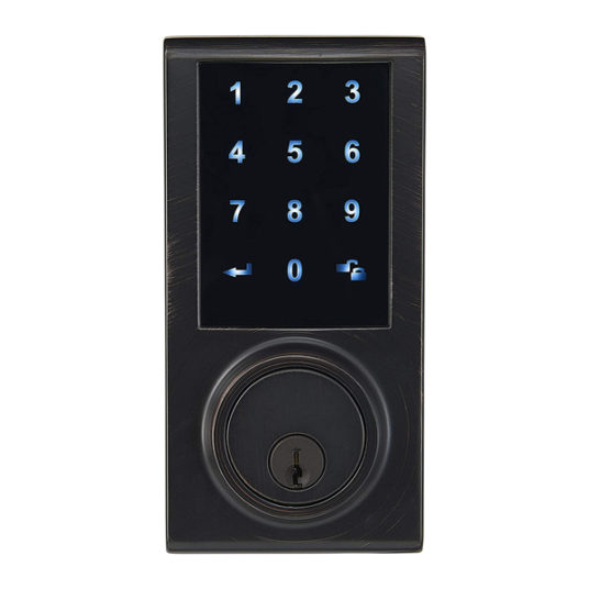 Amazon Basics electronic touchscreen deadbolt door lock for $37