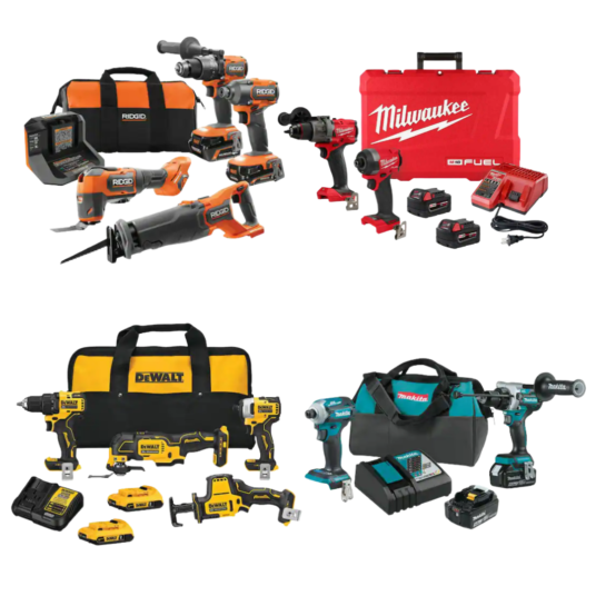 Get up to 2 FREE tools or batteries with tool kit purchase