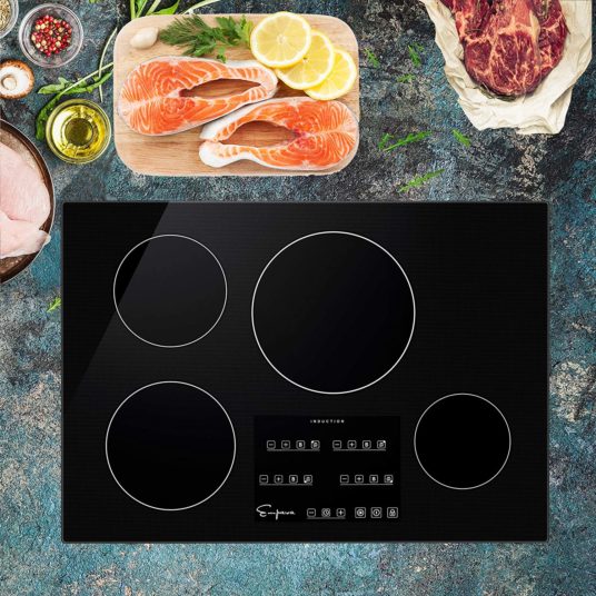 Empava 30″ electric induction cooktop for $335