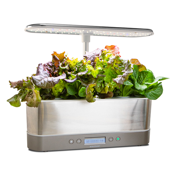 AeroGarden Harvest Elite Slim + Heirloom Salad seed pod kit for $50