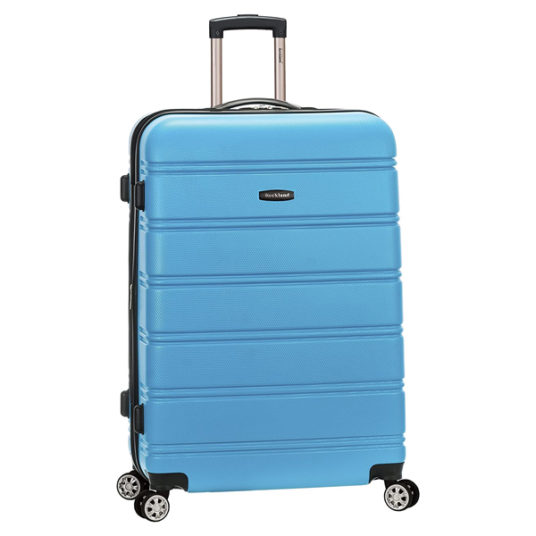 28-inch Rockland Melbourne hardside expandable spinner suitcase for $65