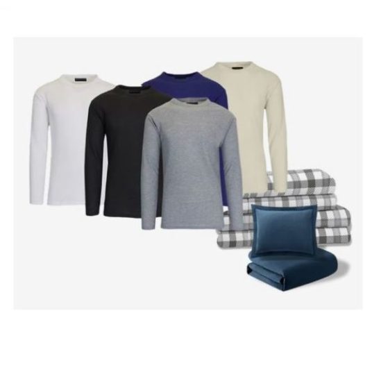 Ends soon! Thermal shirt multi-packs & sheet sets from $15