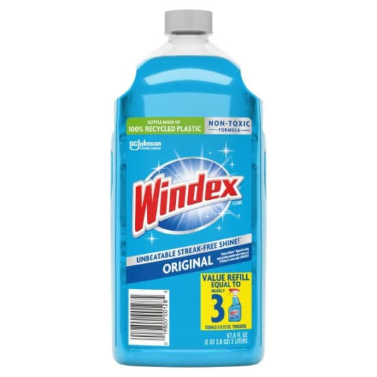 2-L Windex glass cleaner refill for $5