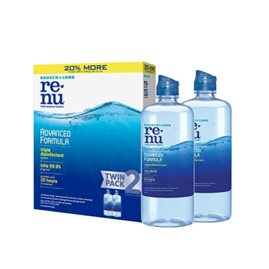 Today only: Twinpack of Bausch + Lomb Renu lens solution for $7