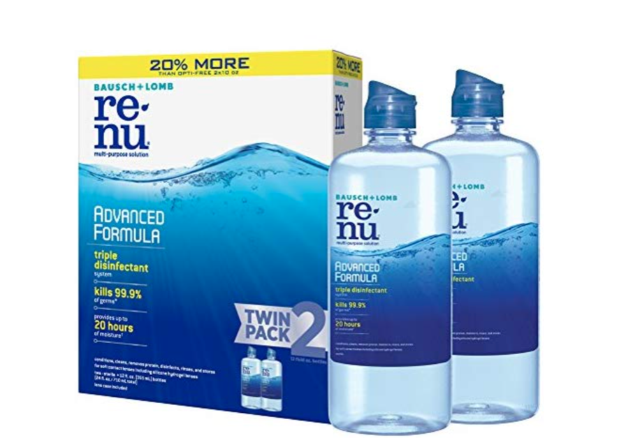 Today only: Twinpack of Bausch + Lomb Renu lens solution for $7