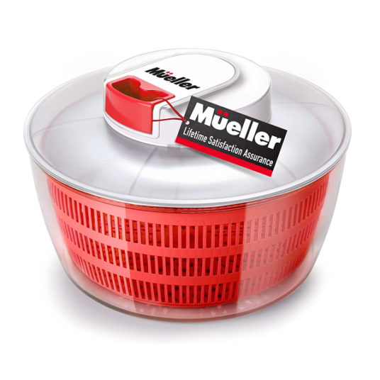Select accounts: Mueller salad spinner with QuickChop pull chopper for $18