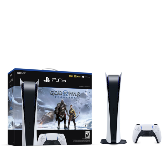 PlayStation 5 digital edition God of War Ragnarok bundle for $459