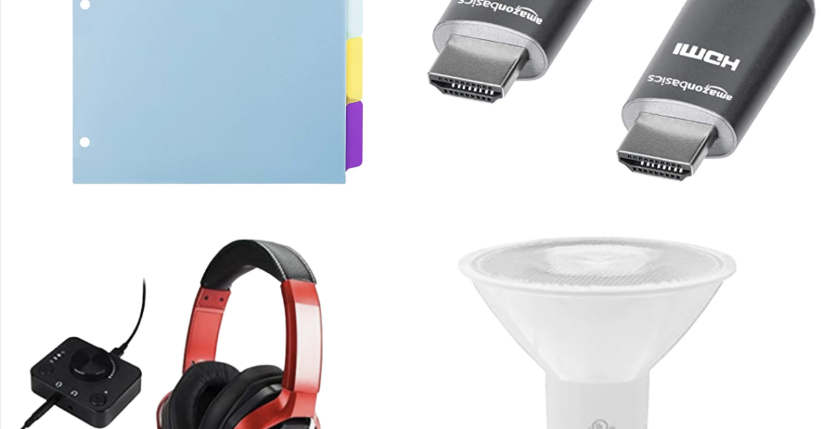 Amazon Basics electronics & home improvement items from $1