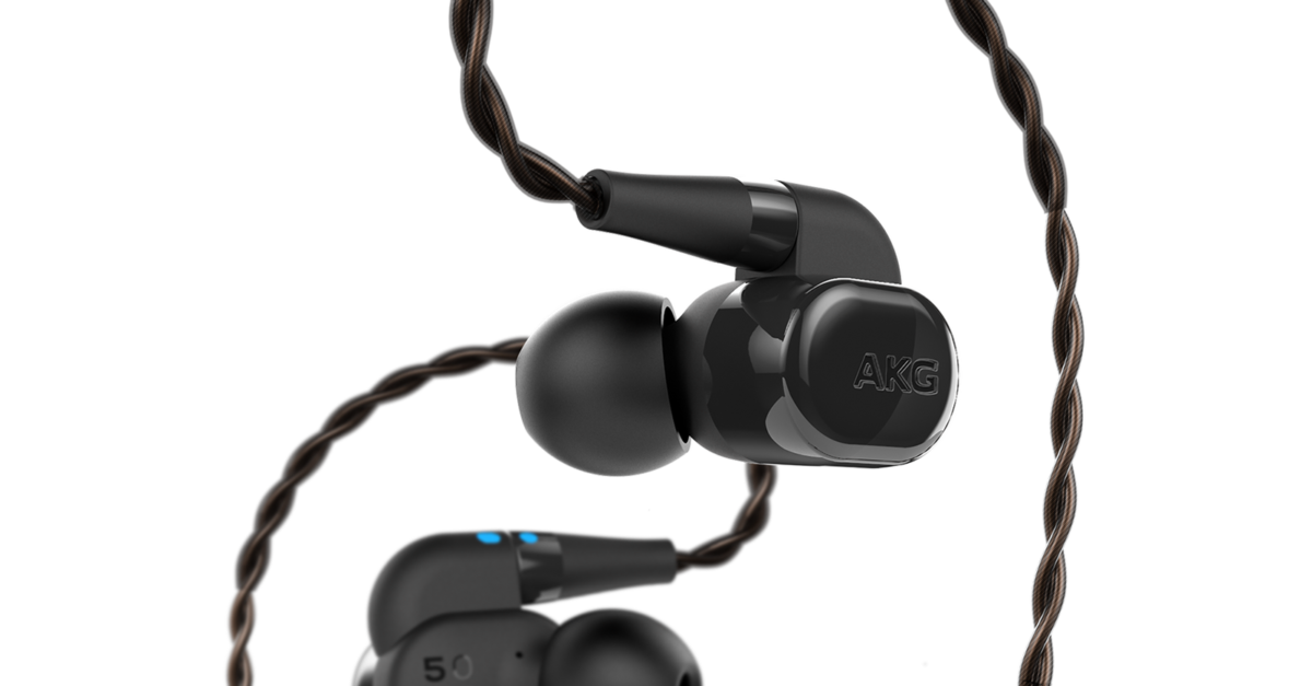 AKG N5005 reference in-ear headphones with customizable sound for $160