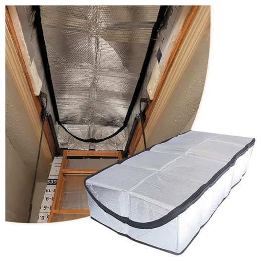 Papillon attic stairs insulation cover for $32
