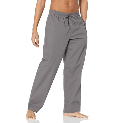Amazon Essentials men’s straight fit woven pajama pants for $7