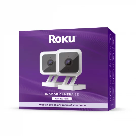 2-pack Roku Indoor Camera SE Wi-Fi security cameras for $38
