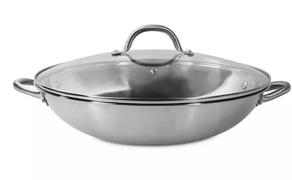 Sedona stainless steel 6.5-qt multipurpose pan with glass lid for $15
