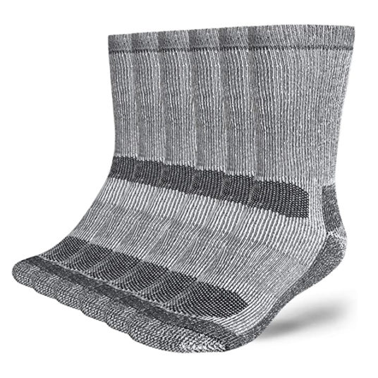 3 pairs of Buttons & Pleats 80% Merino wool socks for $9