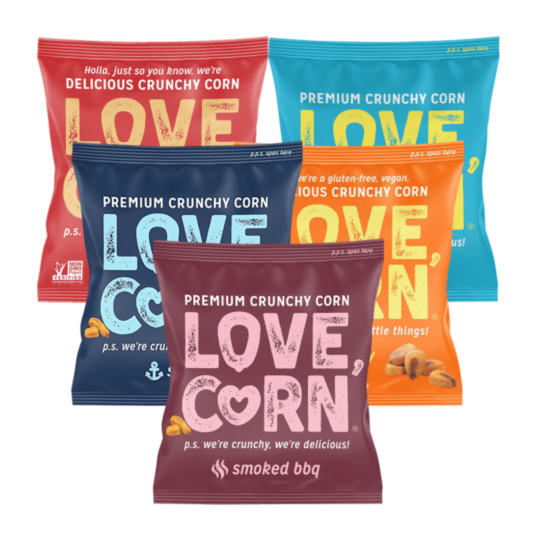 Today only: 100-pack of Love, Corn Premium Crunchy Corn snacks for $31 shipped