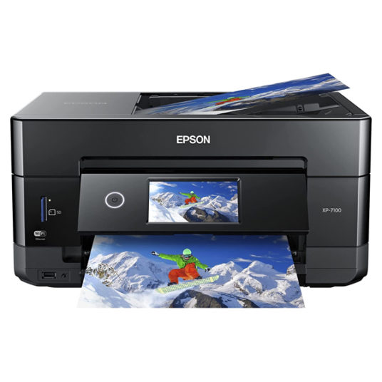 Epson Expression Premium XP 7100 wireless color photo printer for $130