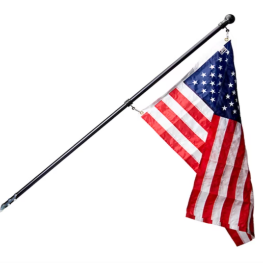 Today only: Ezpole 6 ft. pole and mount with 5-ft W x 3-ft H American flag for $60