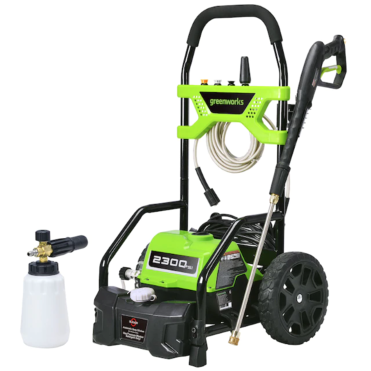 Today only: Greenworks 2300 PSI electric pressure washer for $199