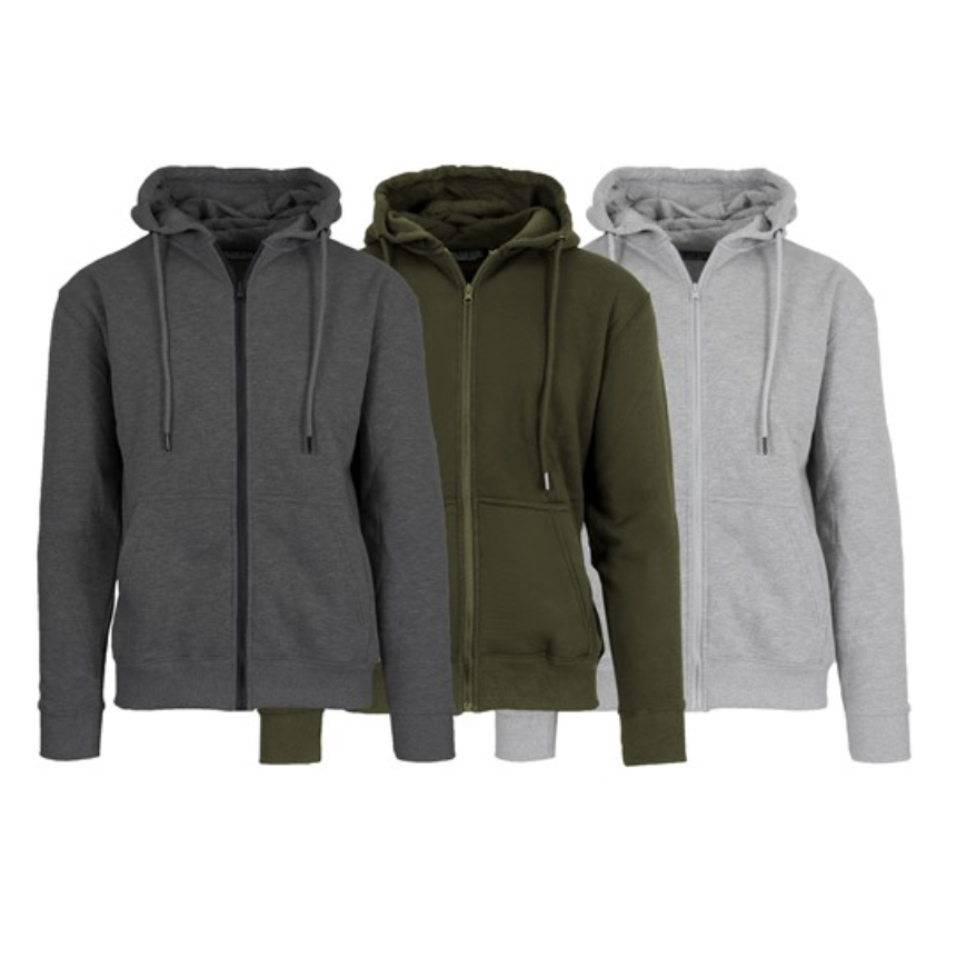 Today only: 3-pack fleece-lined hoodies for $22 - Clark Deals