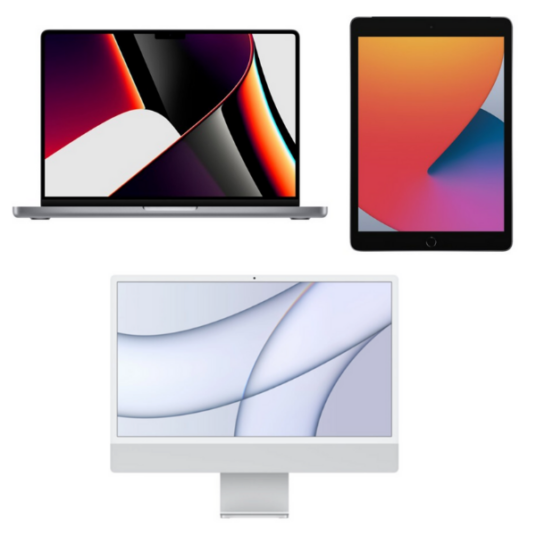 Apple iPads, MacBooks and iMacs from $380