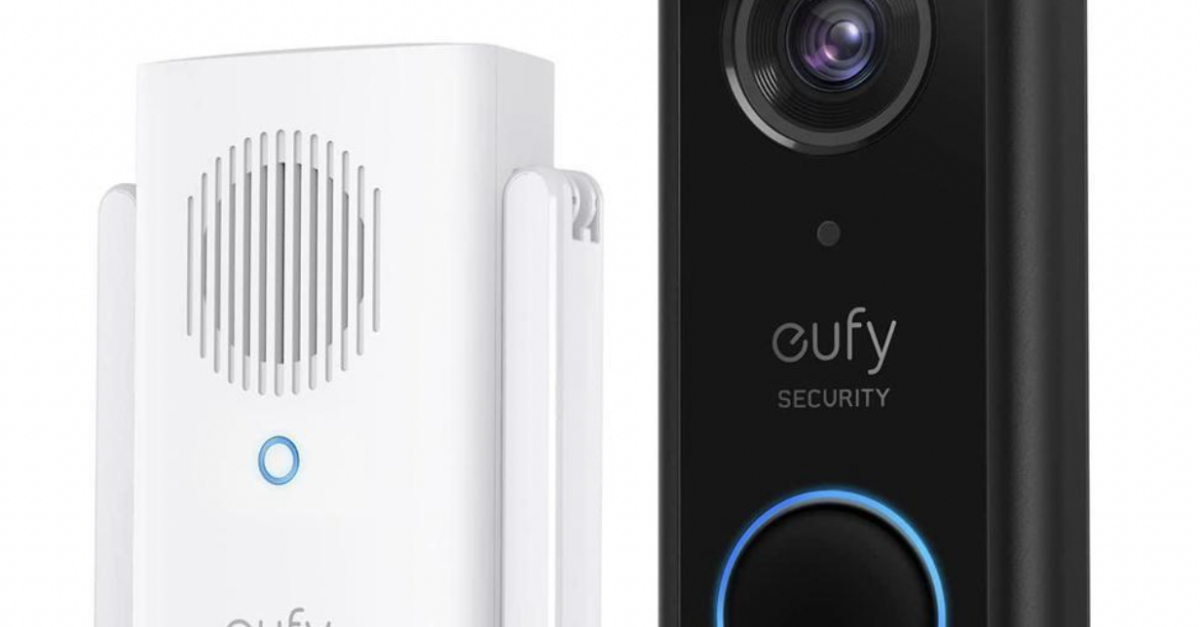 Today only: Refurbished Eufy Security video doorbell 2K for $56