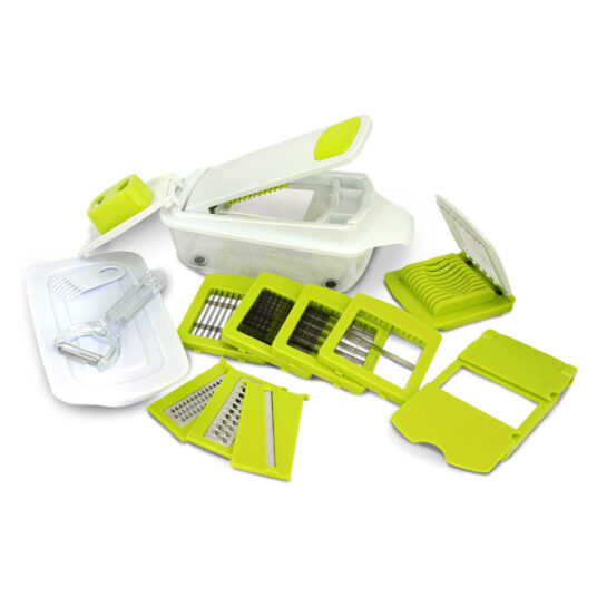 Megachef 8-in-1 multi-use slicer dicer and chopper kitchen multi-use tool for $18