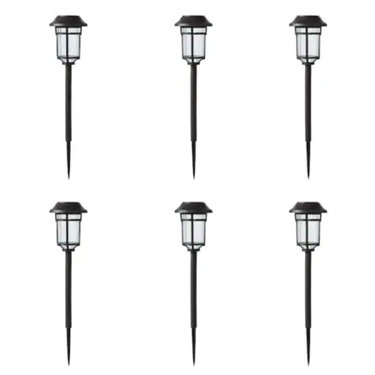 Today only: 6-pack Hampton Bay solar Bronze LED pathway lights for $10