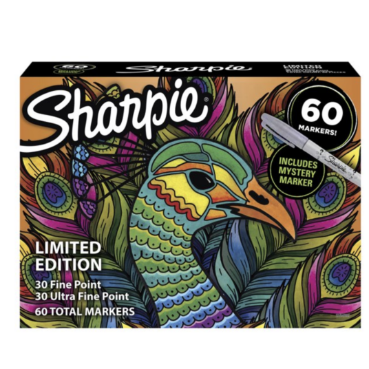 60-count Sharpie limited edition permanent markers for $25