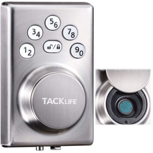 Today only: Tacklife keyless front door deadbolt with fingerprint & keypad for $46 shipped