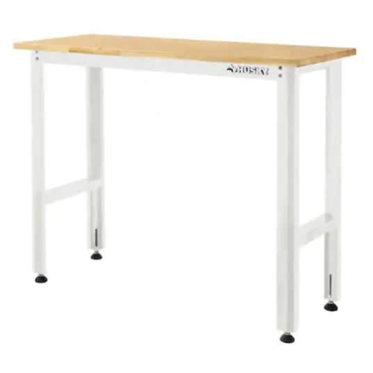 Husky 4-ft. solid wood workbench for $94