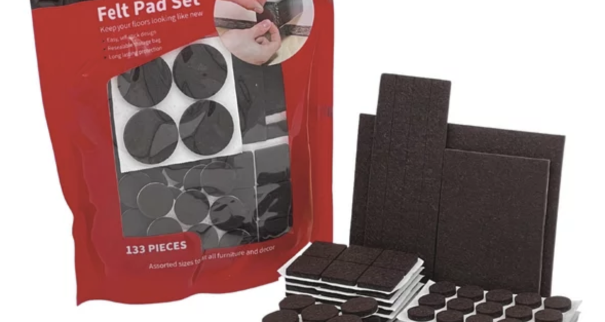 133-piece MinnARK premium felt furniture pads for $4