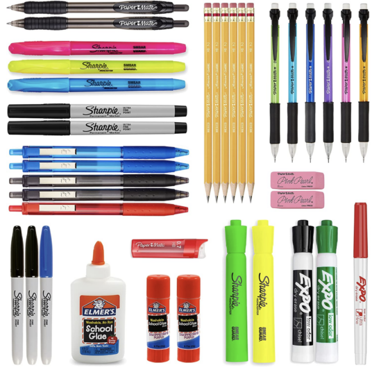 38-piece school supply kit for $8